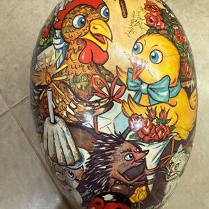 Made in Western Germany Paper Mache Easter Eggs
